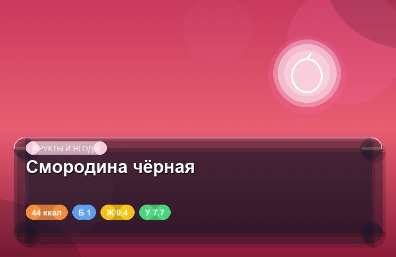 Смородина чёрная